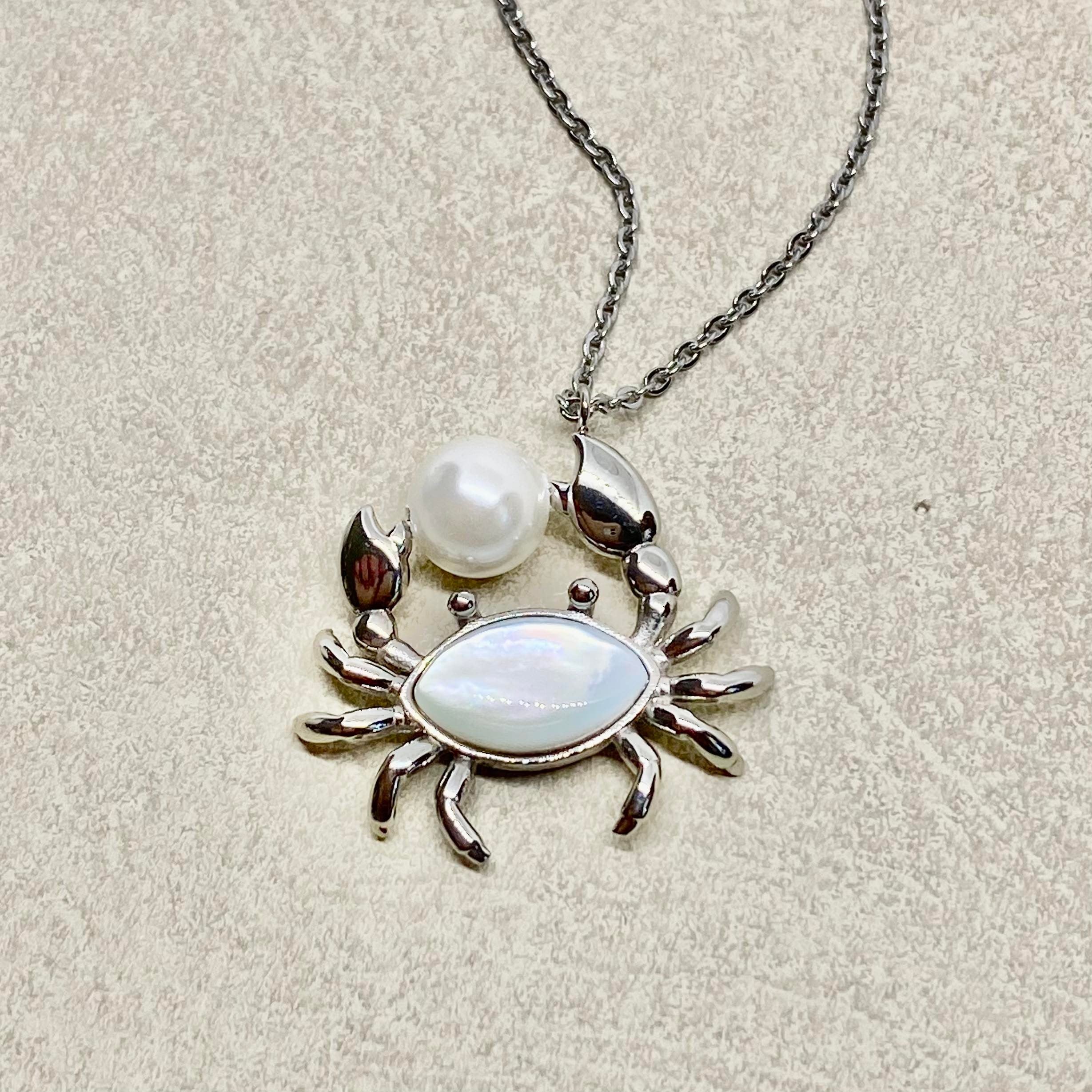 Crab Mini Steel- Halsband