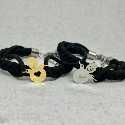 Snowman Suede- Armband