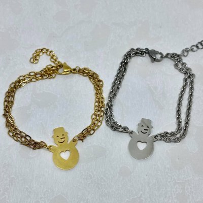 Snowman Link- Armband