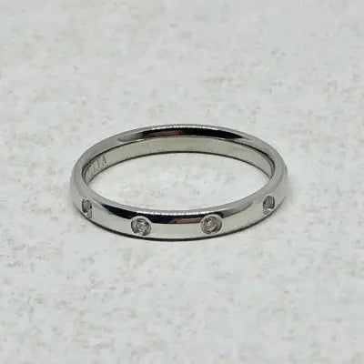 Line Crystal Steel- Ring Tilva