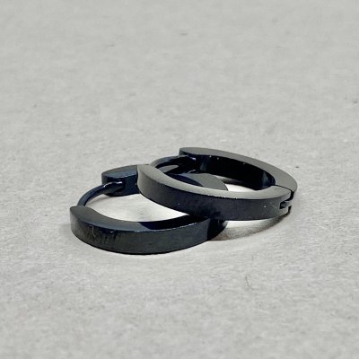 Black Circle- Örhänge