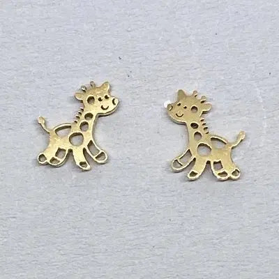 Giraffe Gold- Örhänge Tilva