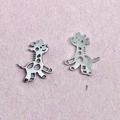 Giraffe Steel- Örhänge Tilva