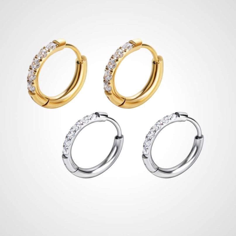 Creoler Sparkling Midi - Örhänge