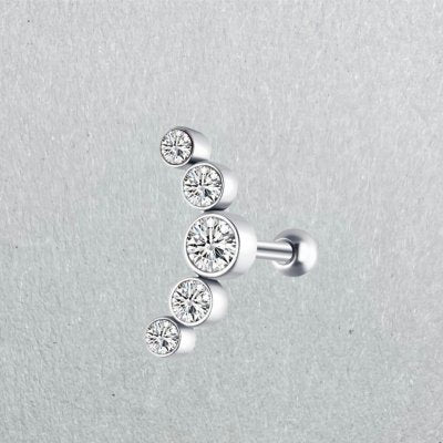 Five Dot On Line "skruv-plopp"- Örhänge