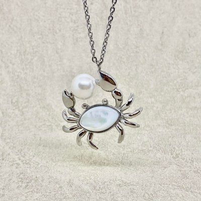 Crab Mini Steel- Halsband