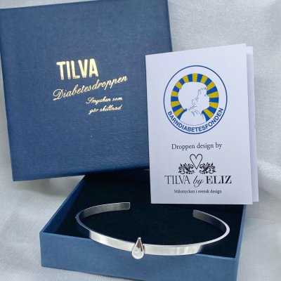 Diabetesdroppen- Armband