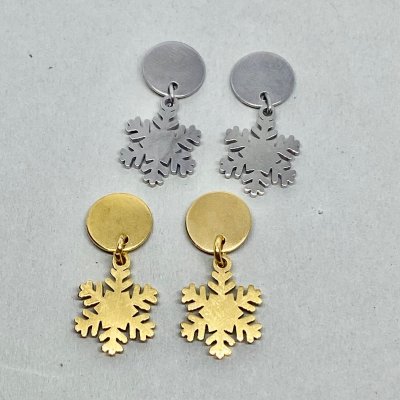 Snowflake Falling- Örhänge