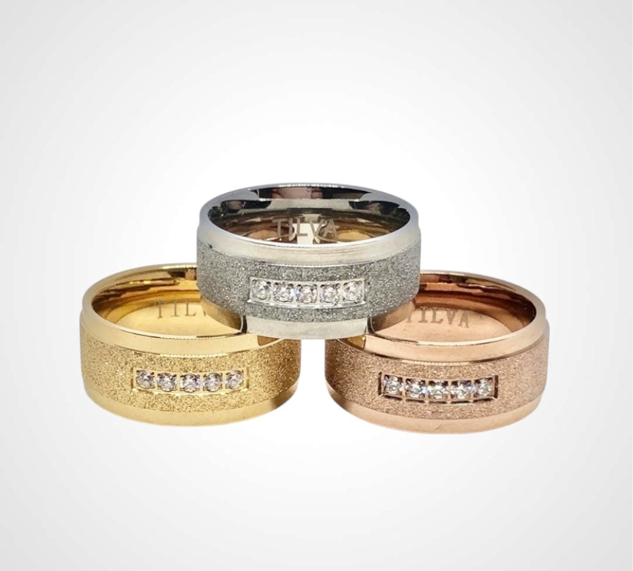 Glittering Mind Gold Ring