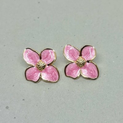 Marble Flower - Örhänge