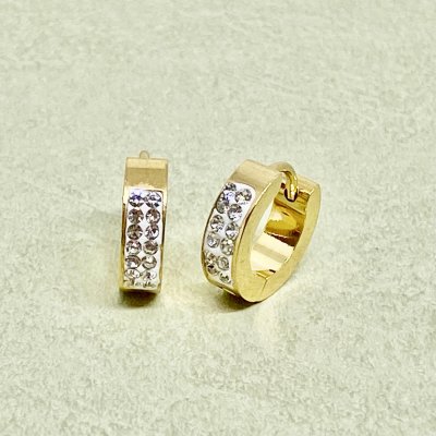 Sparkling Circle Thin - Örhänge