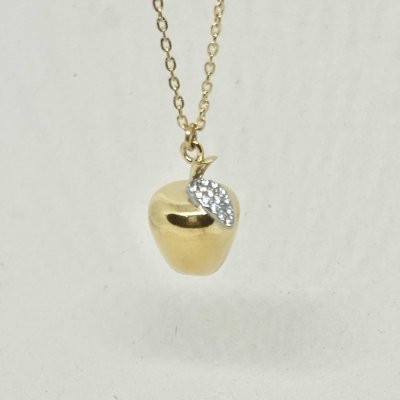 Apple Crystal Leaves - Halsband