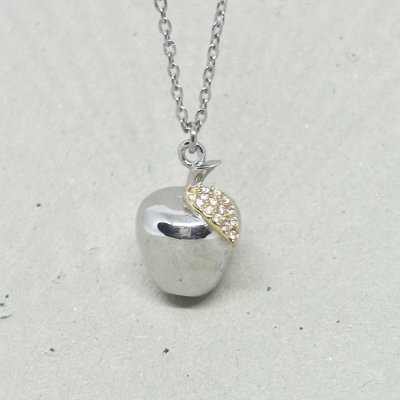 Apple Crystal Leaves - Halsband