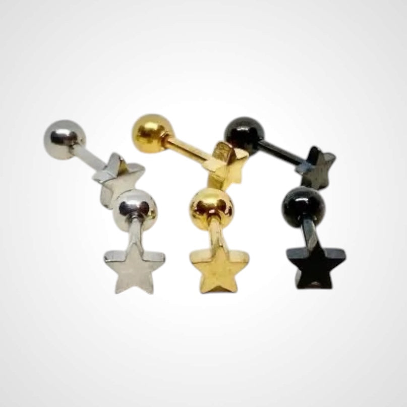 Star Mini "screw-plop"- Earring