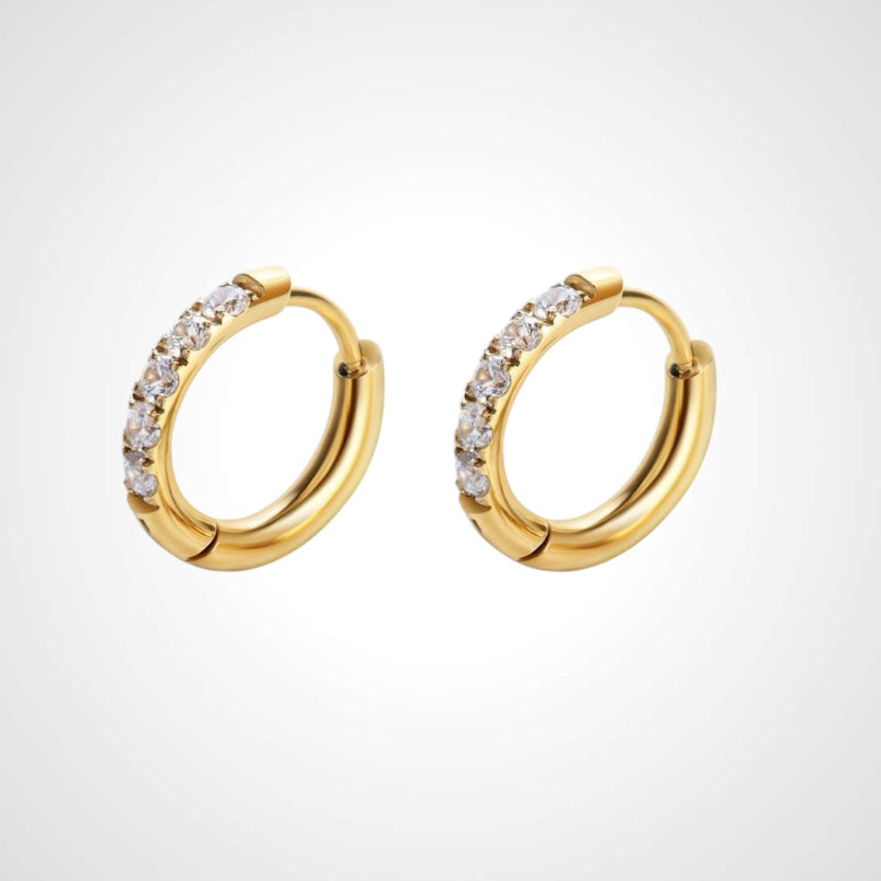 Creoler Sparkling Midi - Örhänge