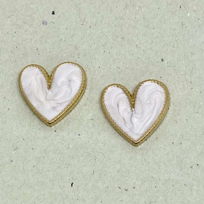 Marble Heart - Örhänge