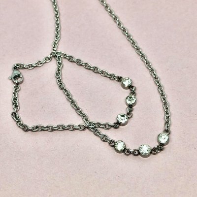 Girls Dot Of Crystal- Halsband