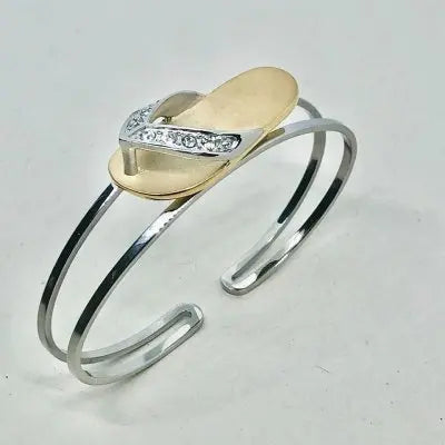 Flipflop Gold- Armband Tilva