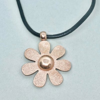 Spring Flower - Läderhalsband