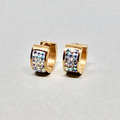 Sparkling Circle Gold- Örhänge