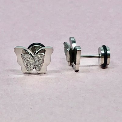 Butterfly "Skruv-plopp"- Örhänge