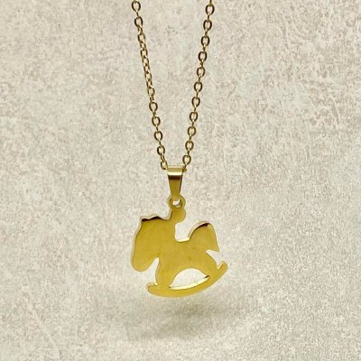 Rocking Horse Gold- Halsband