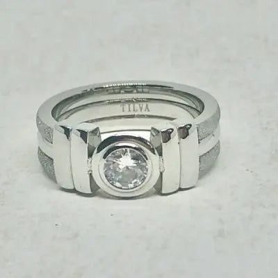 Speechless Steel- ring Tilva