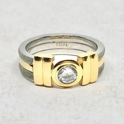 Speechless Gold- ring Tilva