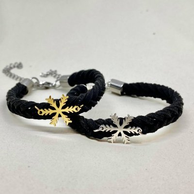 Snowflake Suede- Armband