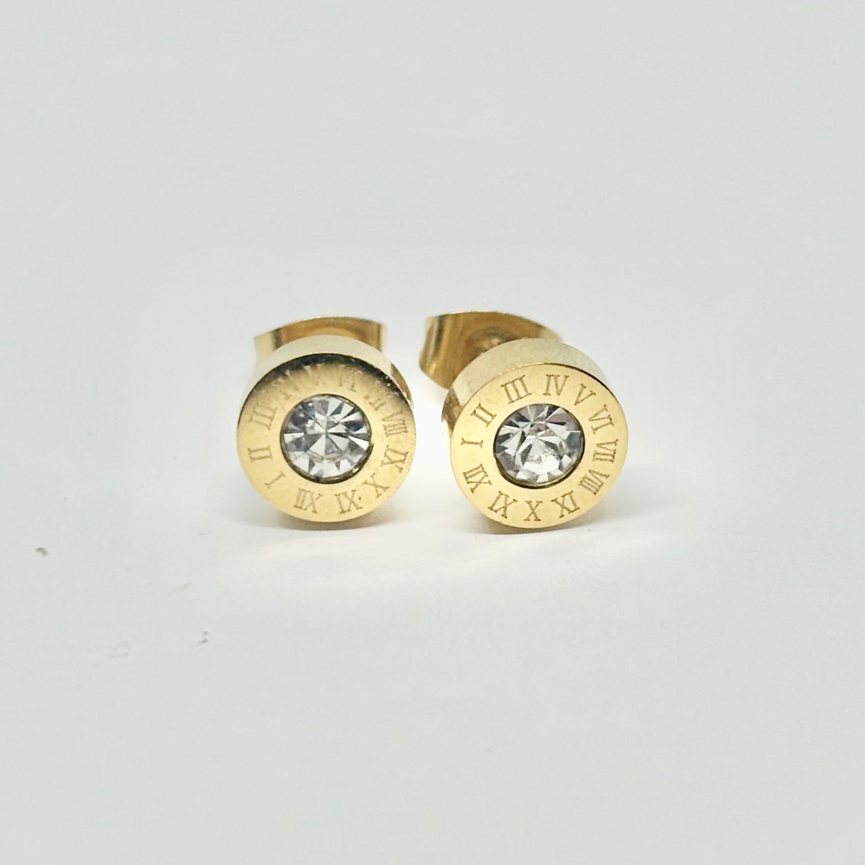 Clock Mini Gold- Earring