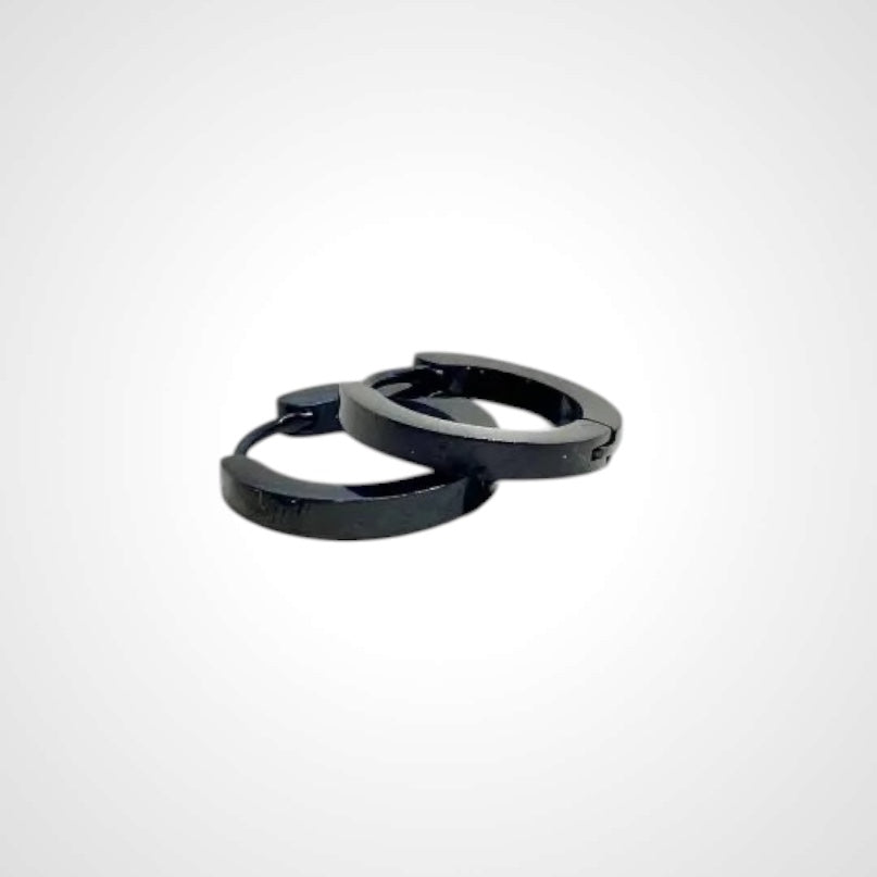 Black Circle- Earring