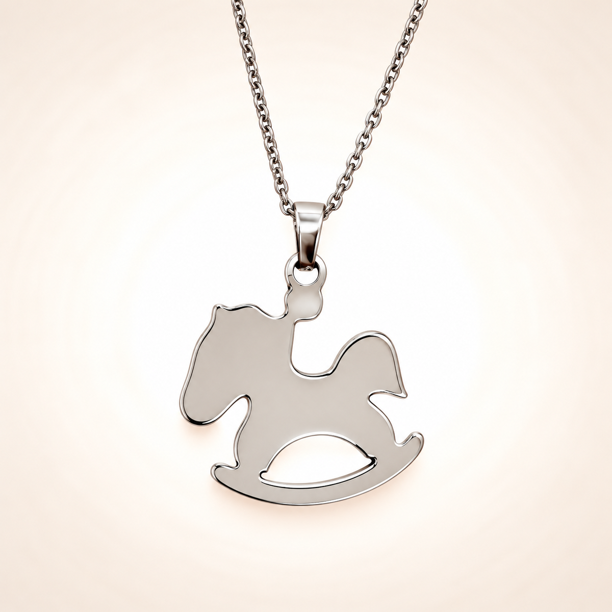 Rocking Horse Steel- Halsband