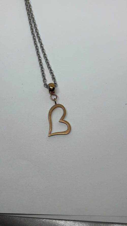 Lång Hjärta S- Halsband