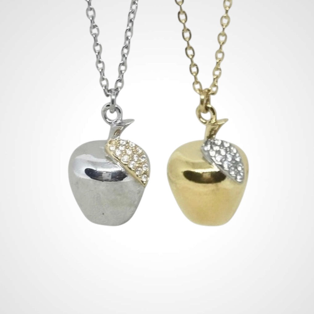 Apple Crystal Leaves - Halsband