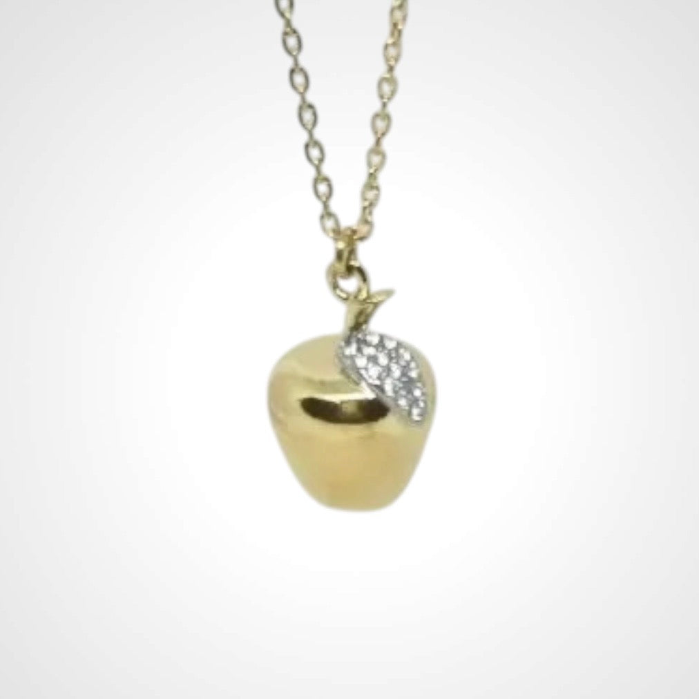 Apple Crystal Leaves - Halsband