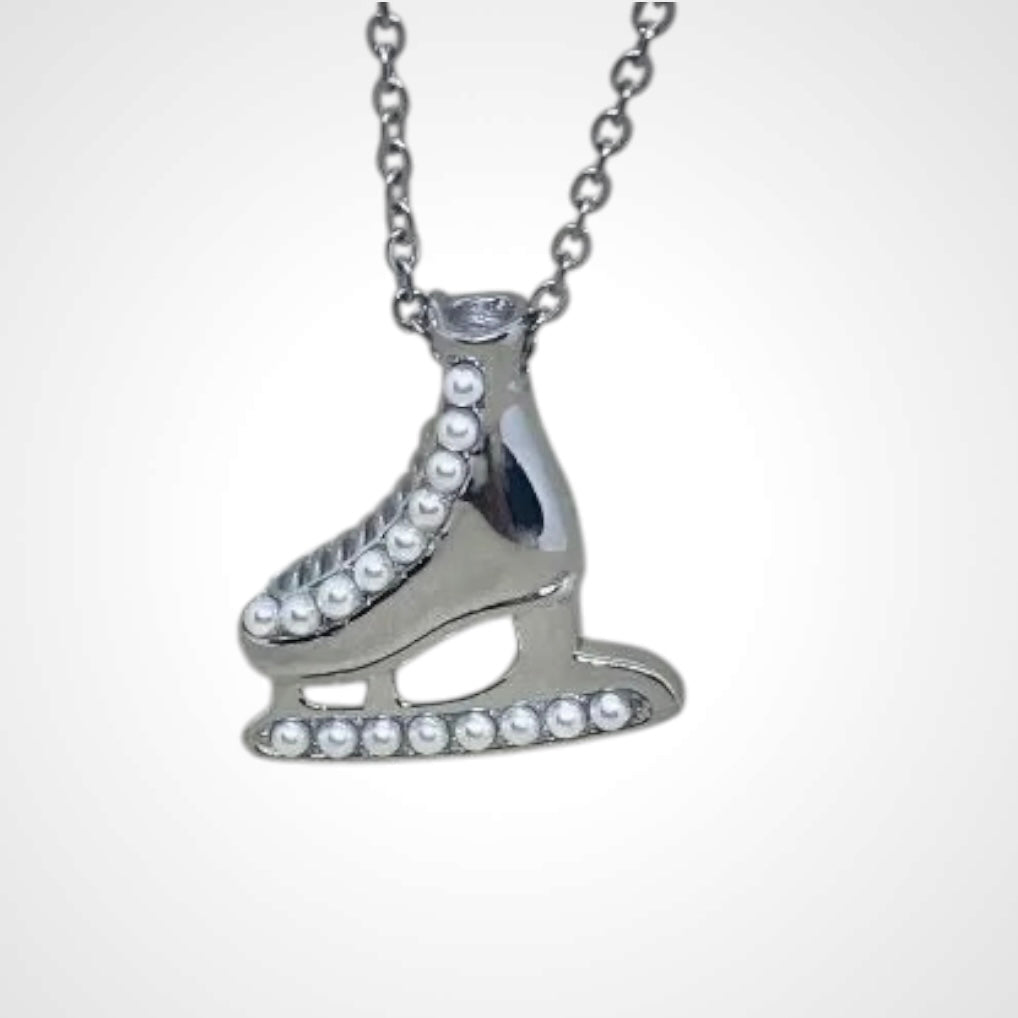 Figure Skate Rose- Halsband 