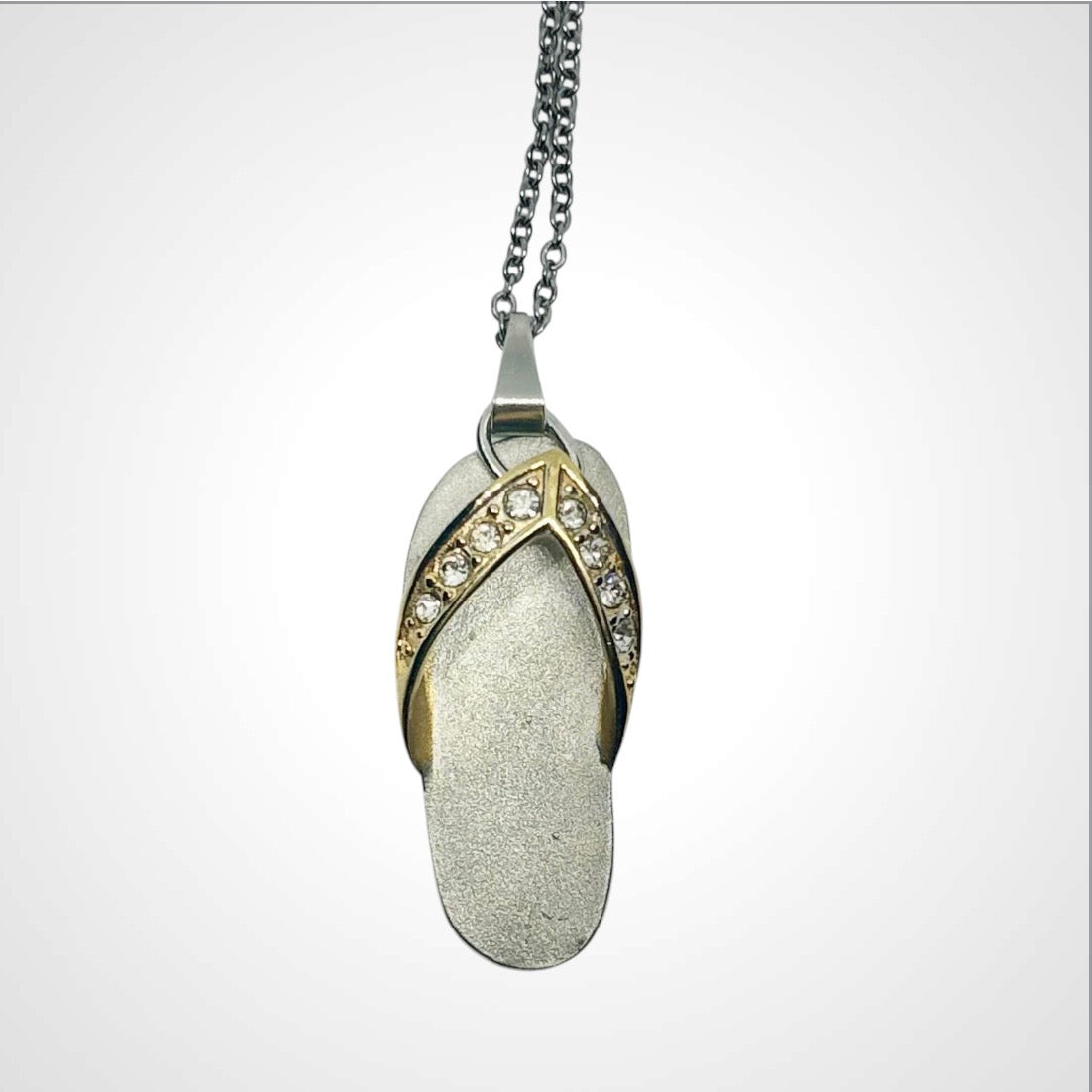 Flip Flop Steel- Halsband