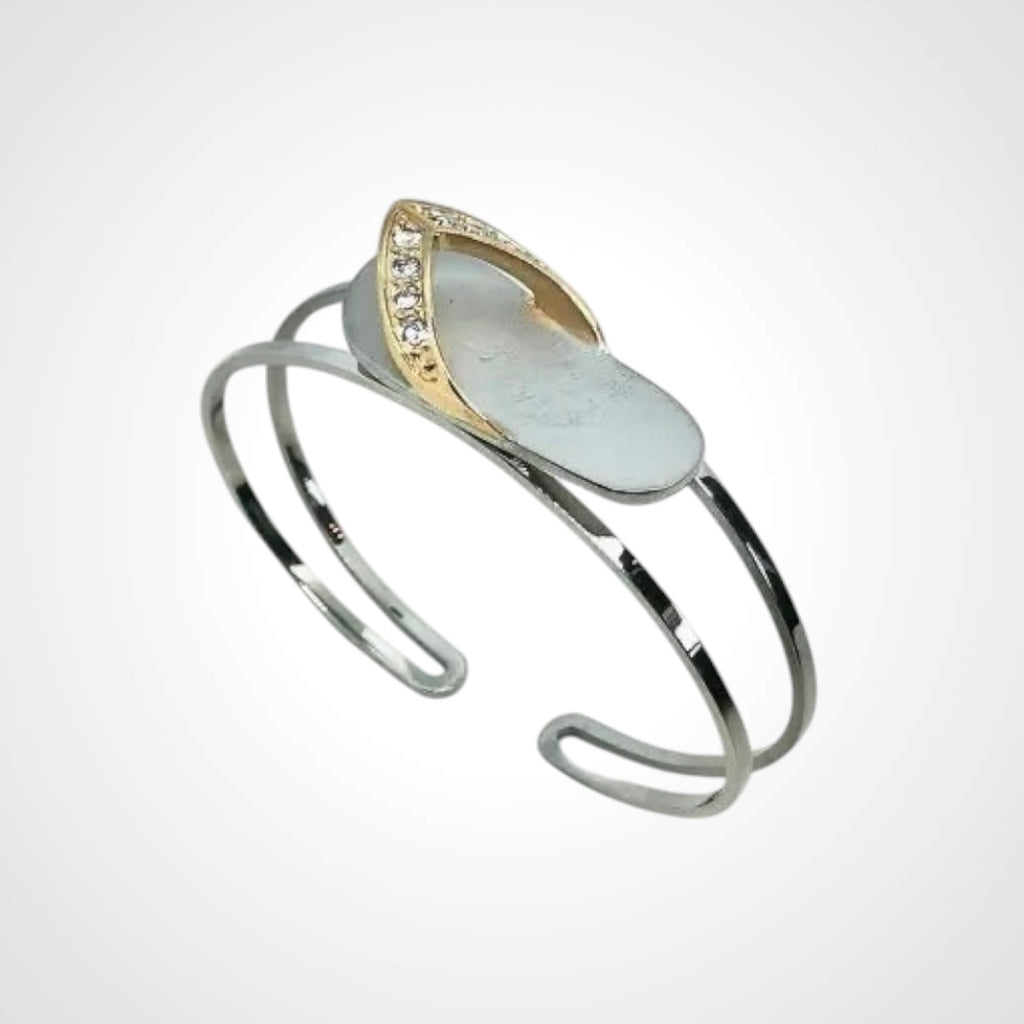 Flipflop Steel- Armband 
