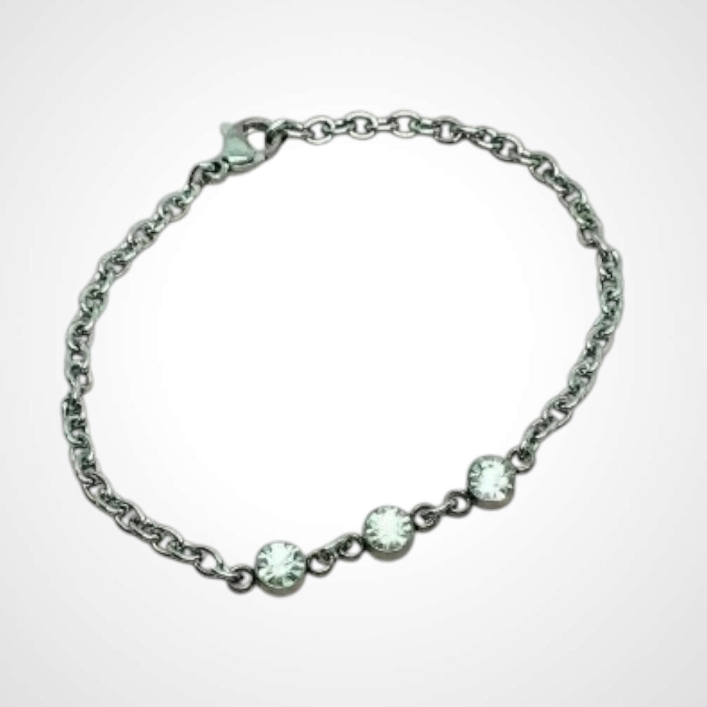 Girls Dot Of Crystal Bracelet