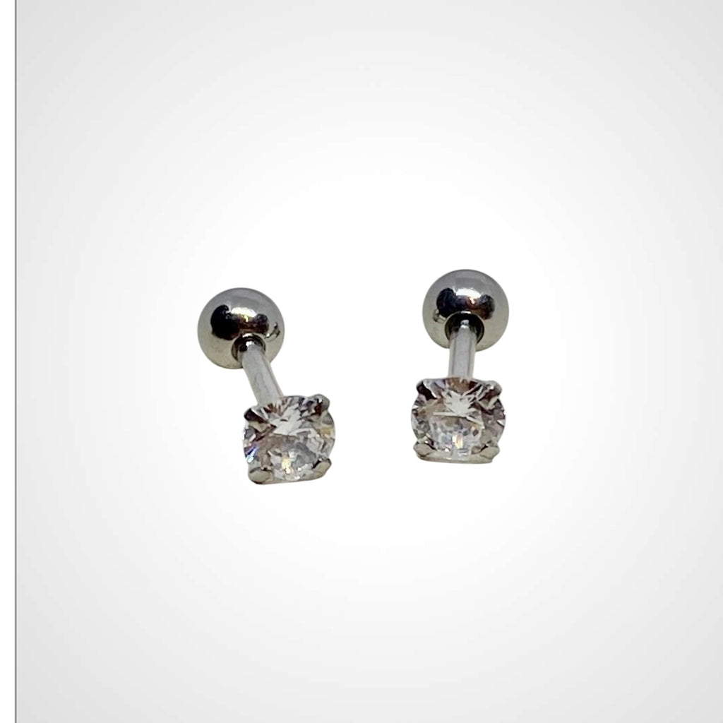 Girls Dot Of Clear- Piercing