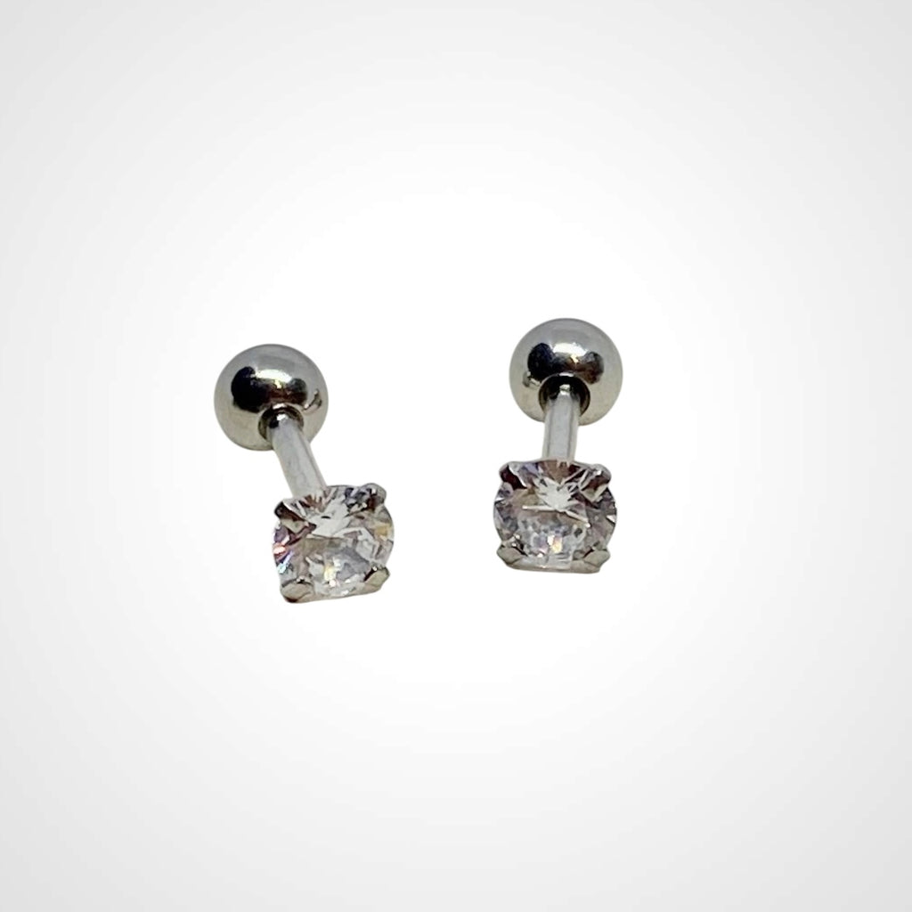 Girls Dot Of Clear- Piercing