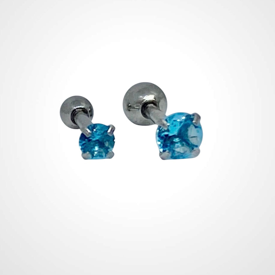 Girls Dot Of Blue -Piercing