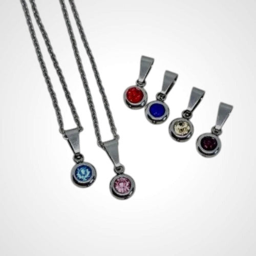 Girls Dot Of Color- Halsband