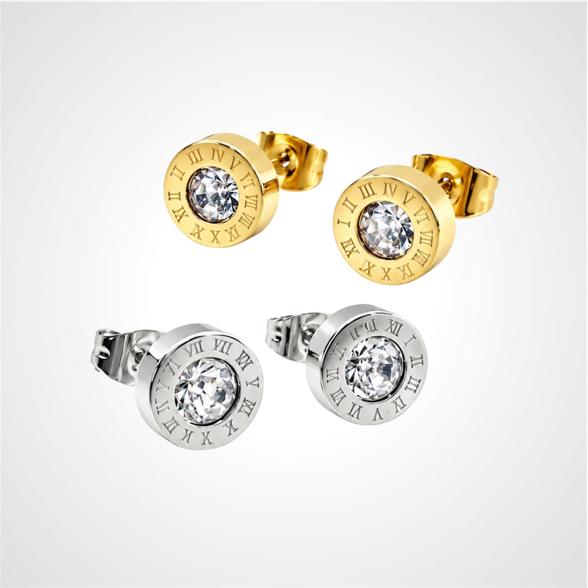 Clock Mini Gold- Earring
