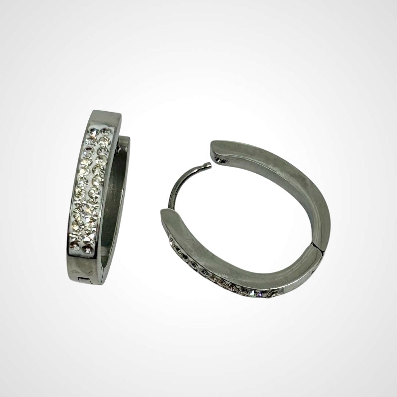 Sparkling Oval Big - Örhänge