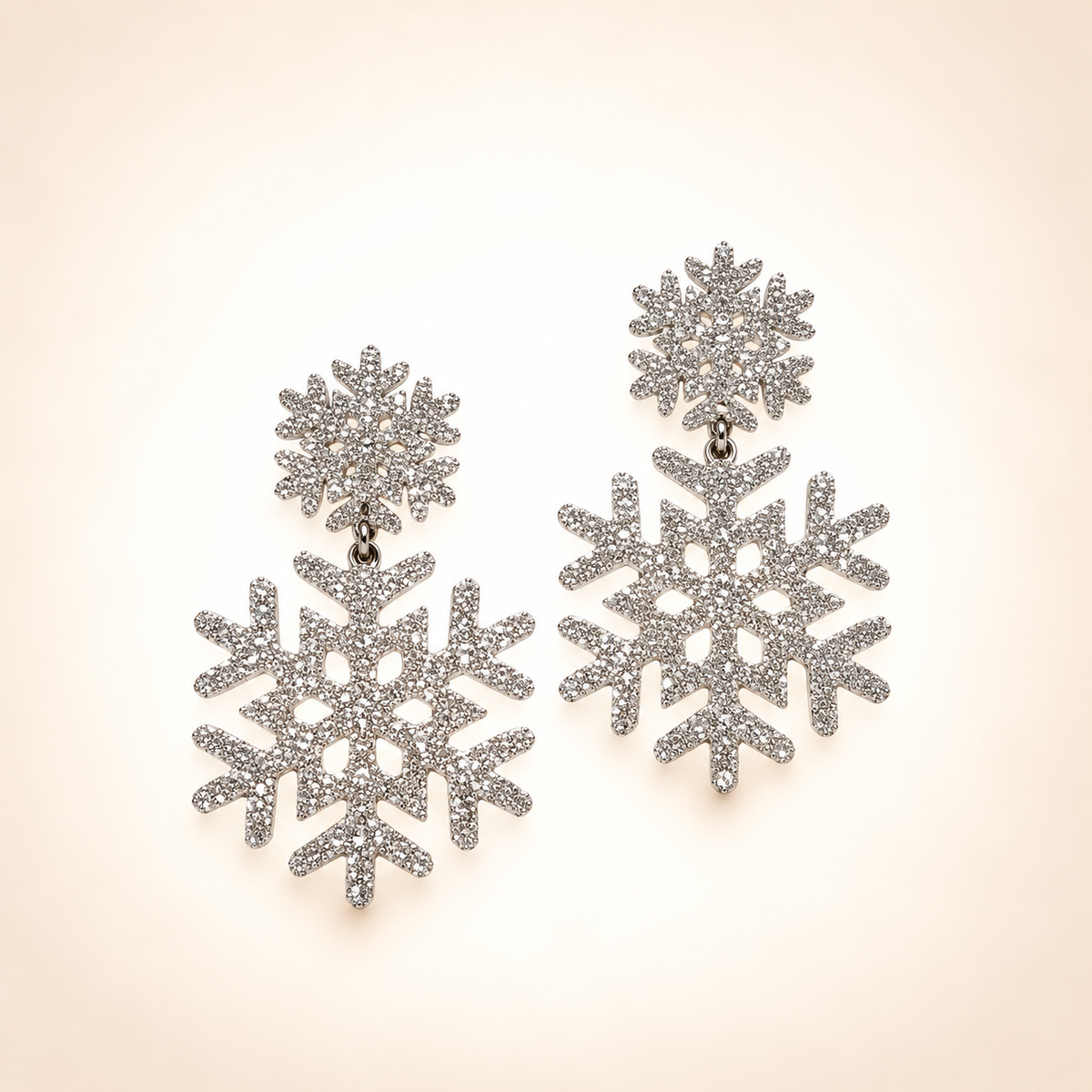 Snowflake Big Sparkling- Örhänge