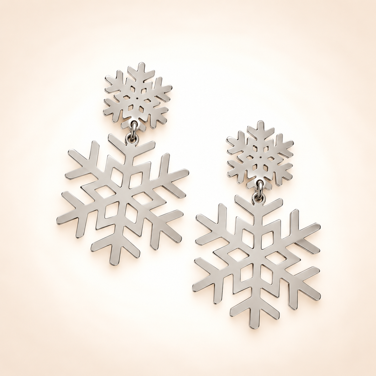 Snowflake Big- Örhänge