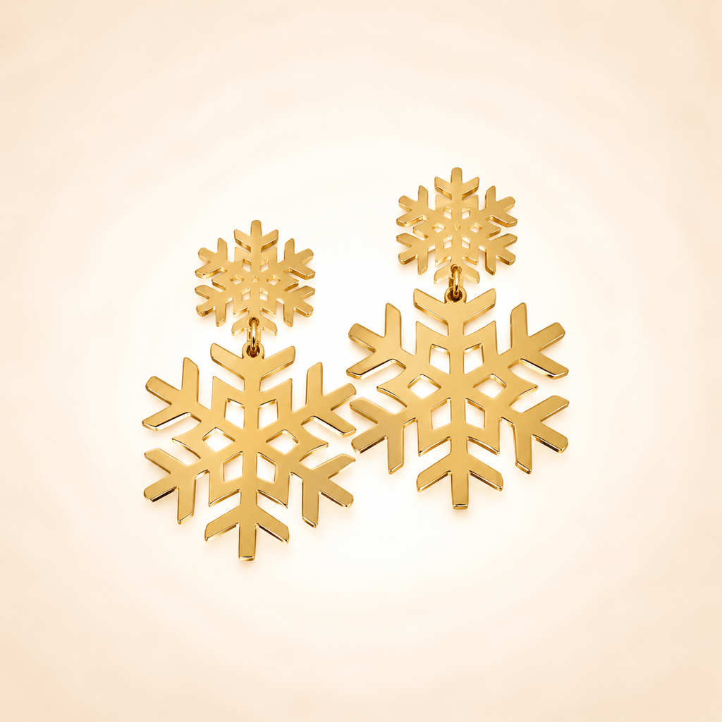 Snowflake Big- Örhänge