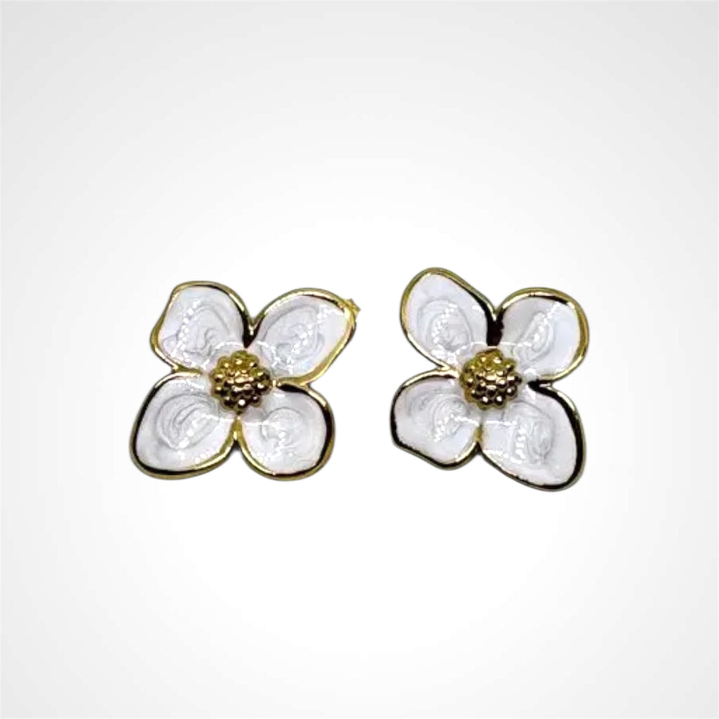Marble Flower - Örhänge