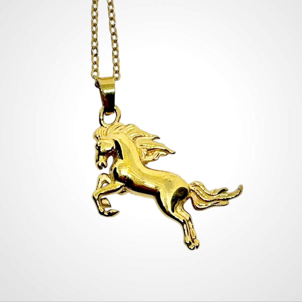 Jump Horse Gold- Halsband